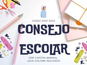 Elecciones consejo escolar 2022-2023 CEIP Julio Coloma