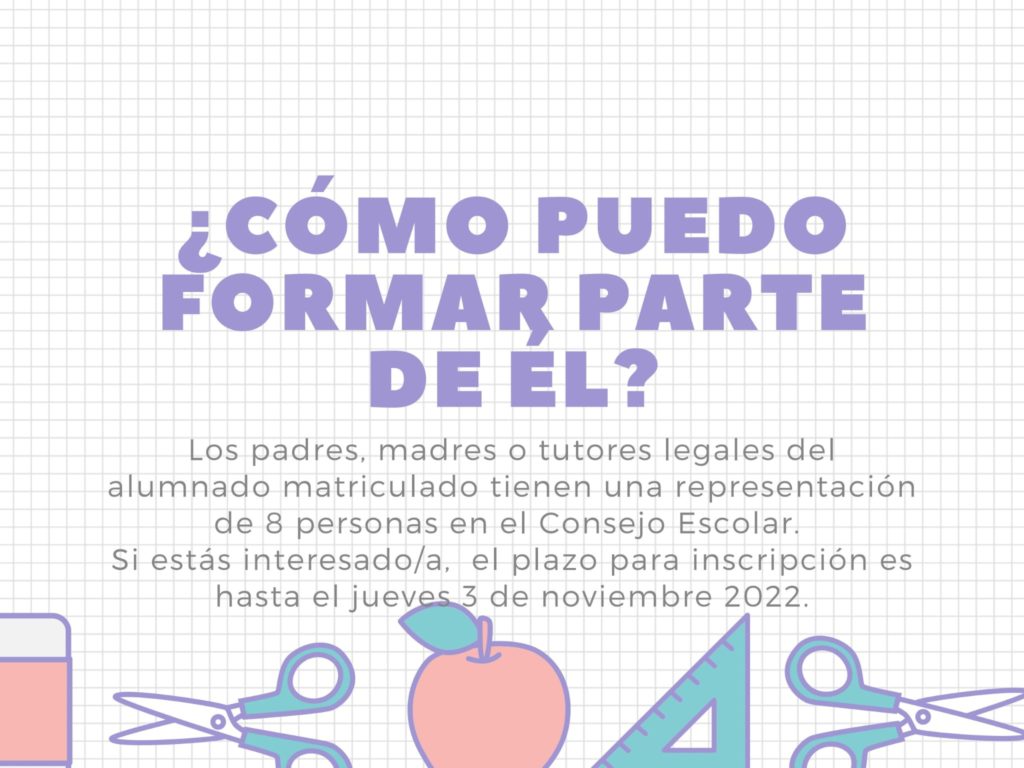 Elecciones consejo escolar 2022-2023 CEIP Julio Coloma