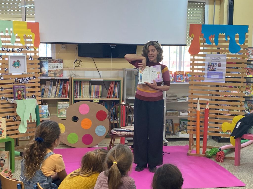 Visita de Raquel Díaz Reguera